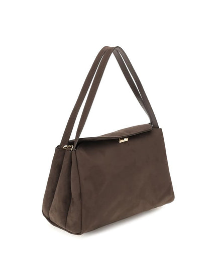 THEMOIRè Brown Other Fibres Shoulder Bag