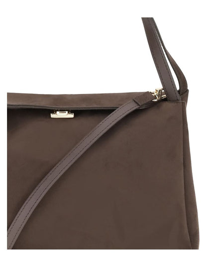 THEMOIRè Brown Other Fibres Shoulder Bag