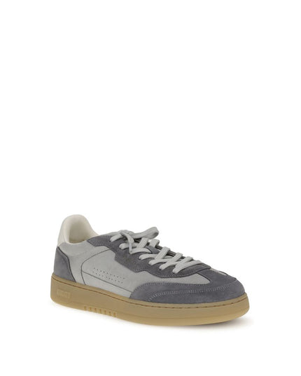 Axel Arigato Gray Leather Low Top Sneakers