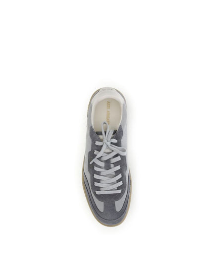 Axel Arigato Gray Leather Low Top Sneakers