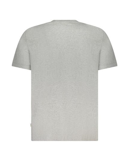Guess Jeans Gray Cotton Men T-Shirt