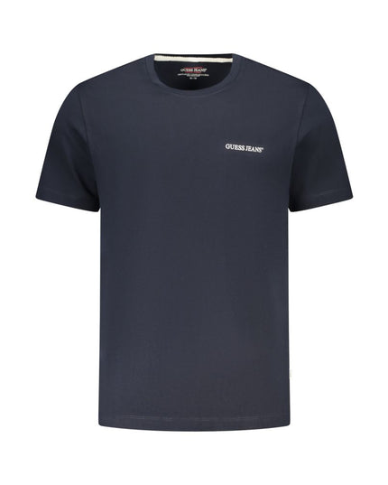 Guess Jeans Blue Cotton Men T-Shirt