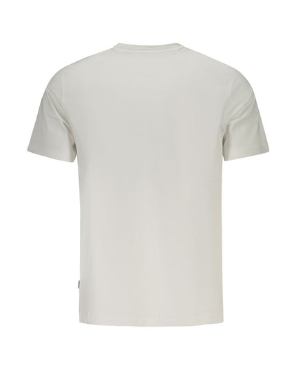 Guess Jeans White Cotton Men T-Shirt