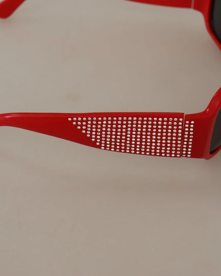 Dolce & Gabbana DG4027 Red Crystal Black Lens Shades Sunglasses