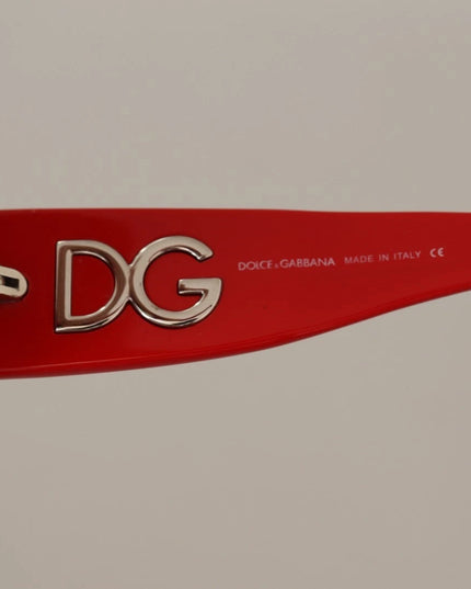 Dolce & Gabbana DG4027 Red Crystal Black Lens Shades Sunglasses