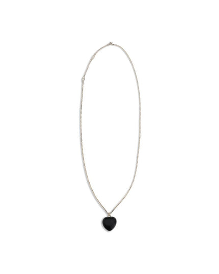 Valentino Garavani Black Brass Necklace