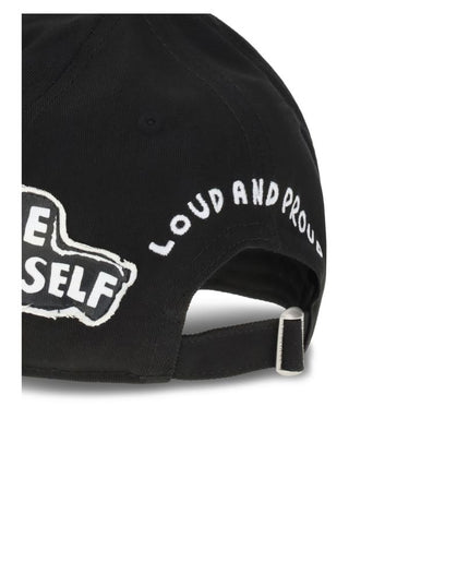 Dsquared² Black Cotton Cap (Baseball Hat)