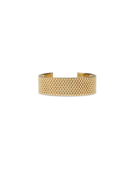 Jil Sander Gold Brass Bracelet