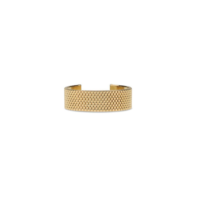 Jil Sander Gold Brass Bracelet