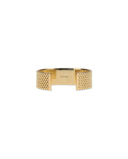 Jil Sander Gold Brass Bracelet