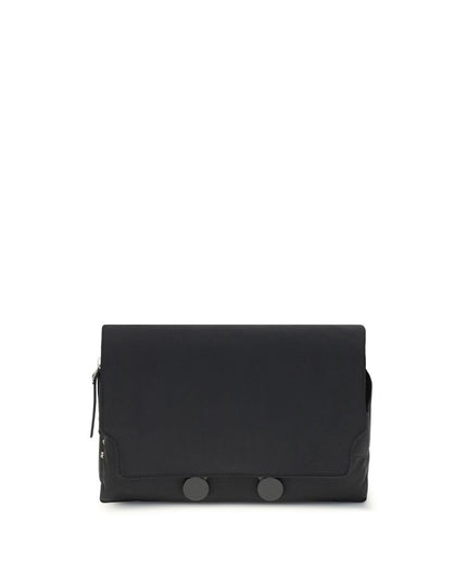 Marni Black Polyamide Clutch Bag