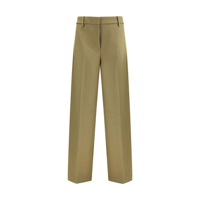 True Royal Green Polyester Dress Pants