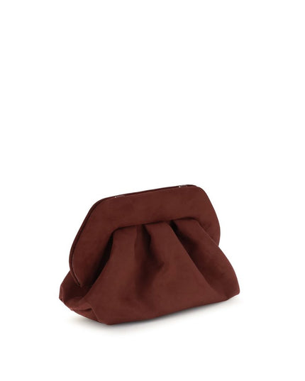THEMOIRè Brown Other Fibres Clutch Bag