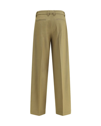 True Royal Green Polyester Dress Pants