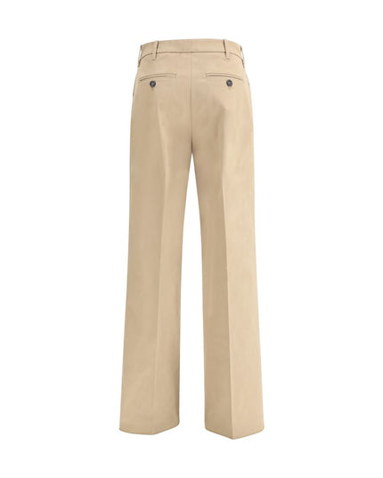 True Royal Beige Cotton Casual Pants