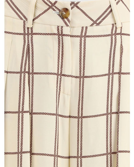 Crida Milano Multicolor Viscose Casual Pants