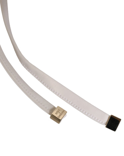 Dolce & Gabbana White Yellow Stripe Tie Side Logo Underwear