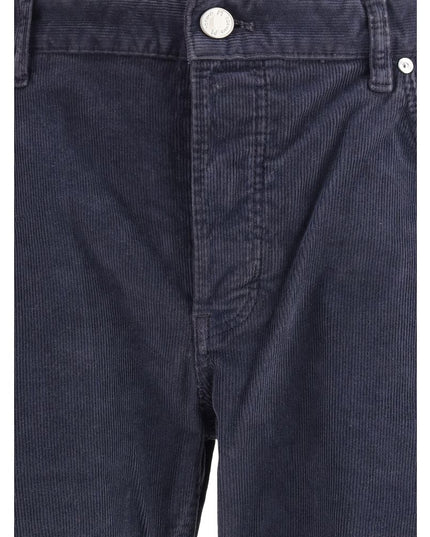 PT Torino Blue Cotton Casual Pants