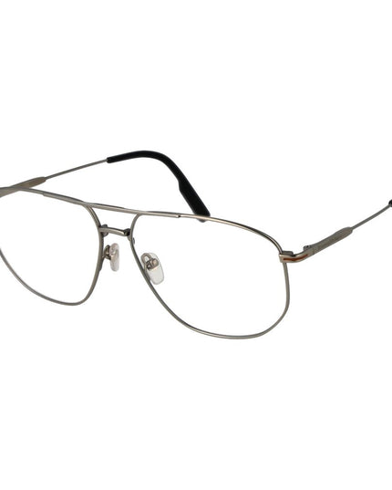 Ermenegildo Zegna Silver Titanium Glasses (Frames)