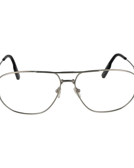 Ermenegildo Zegna Silver Titanium Glasses (Frames)