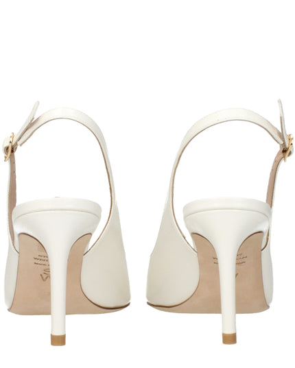 Stuart Weitzman Beige Leather High Heel Pumps