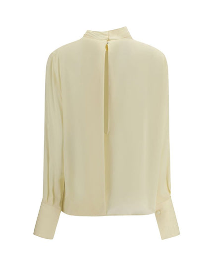 Tom Ford Cream Silk Blouse