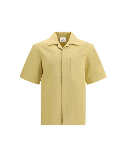 Casablanca Cream Cotton Shortsleeve Shirt