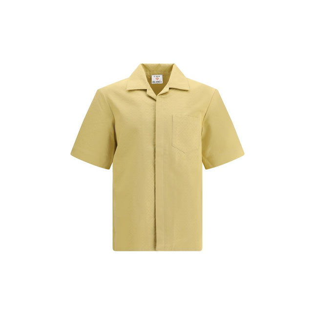 Casablanca Cream Cotton Shortsleeve Shirt