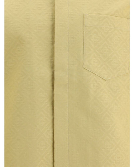 Casablanca Cream Cotton Shortsleeve Shirt