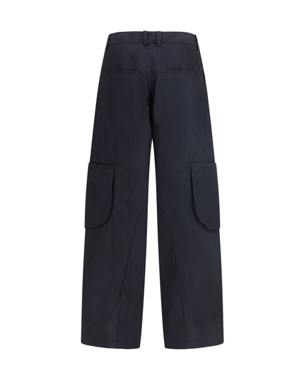 Jacquemus Black Cotton Cargo Pants