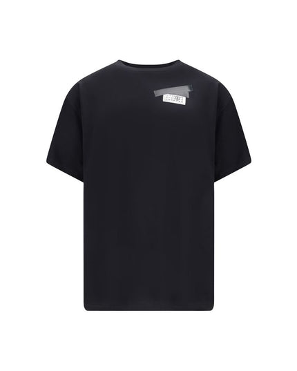 MM6 Black Cotton T-Shirt