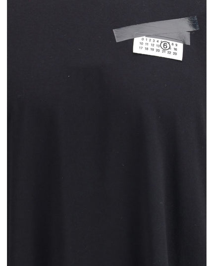 MM6 Black Cotton T-Shirt