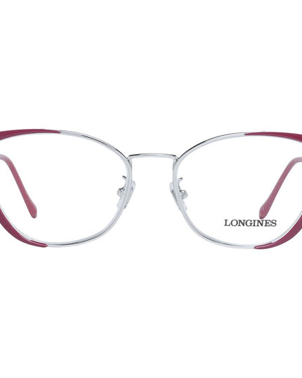 Longines Burgundy Metal & Plastic Glasses (Frames)