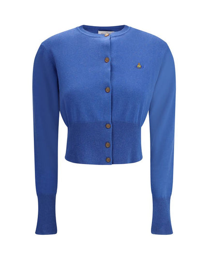 Vivienne Westwood Blue Cotton Cardigan