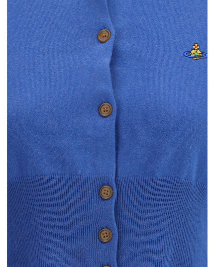 Vivienne Westwood Blue Cotton Cardigan