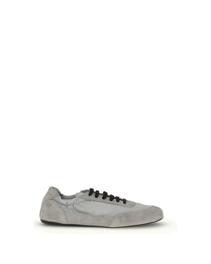 Prada Gray Rubber Athletic Sneakers