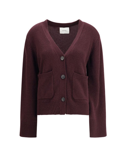 Lisa Yang Purple Cashmere Cardigan