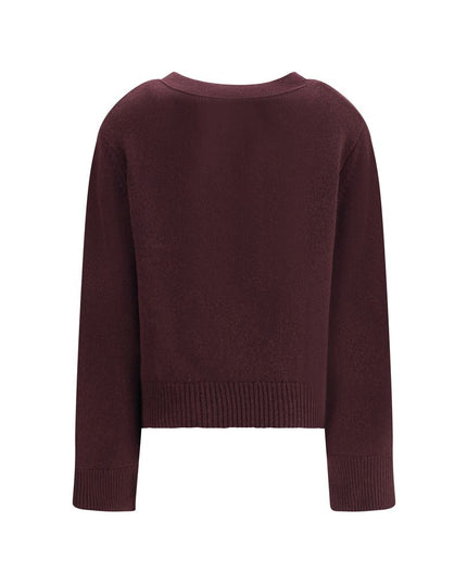 Lisa Yang Purple Cashmere Cardigan