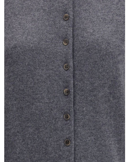 Lisa Yang Gray Cashmere Cardigan