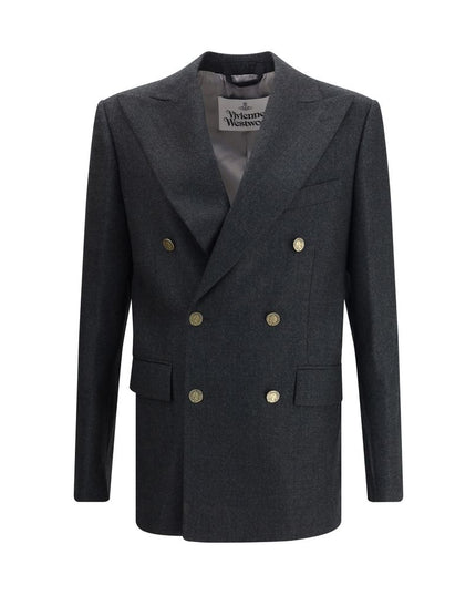 Vivienne Westwood Bicolor Fleece Wool Suits And Blazer
