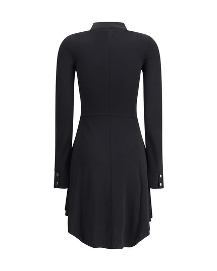 Courrèges Black Viscose Casual Dress