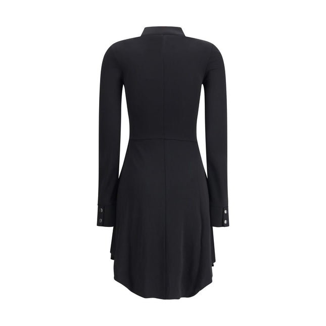 Courrèges Black Viscose Casual Dress