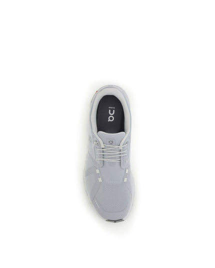 ON White Fabric Athletic Sneakers
