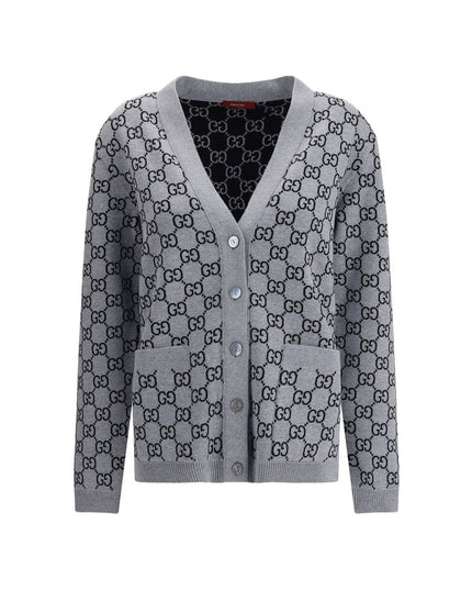 Gucci Black Wool Cardigan