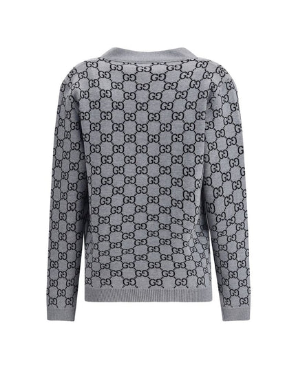 Gucci Black Wool Cardigan