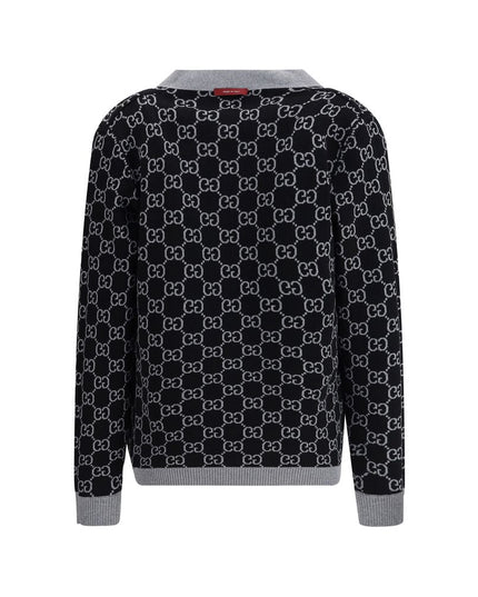 Gucci Black Wool Cardigan
