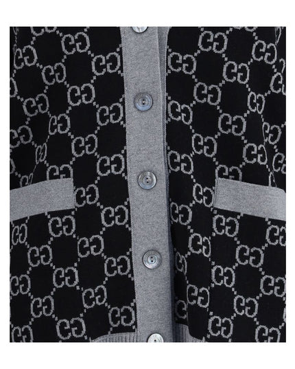 Gucci Black Wool Cardigan