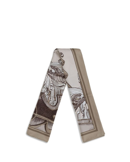 Burberry Beige Silk Scarf