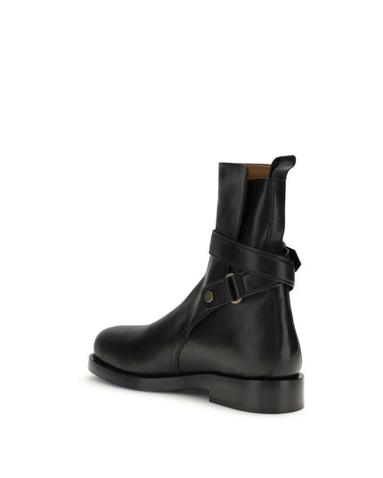 Burberry Buckle Ankle Boots