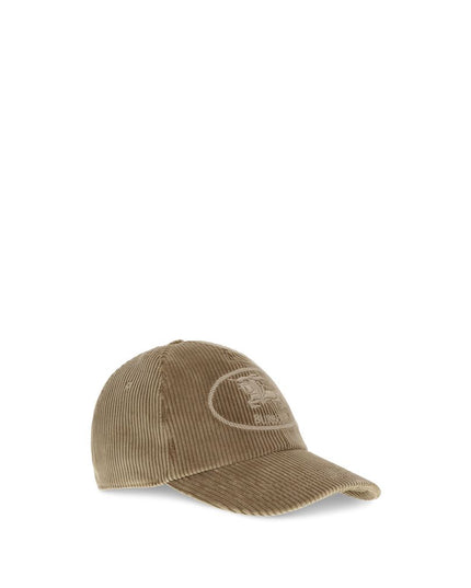Burberry Beige Cotton Cap (Baseball Hat)